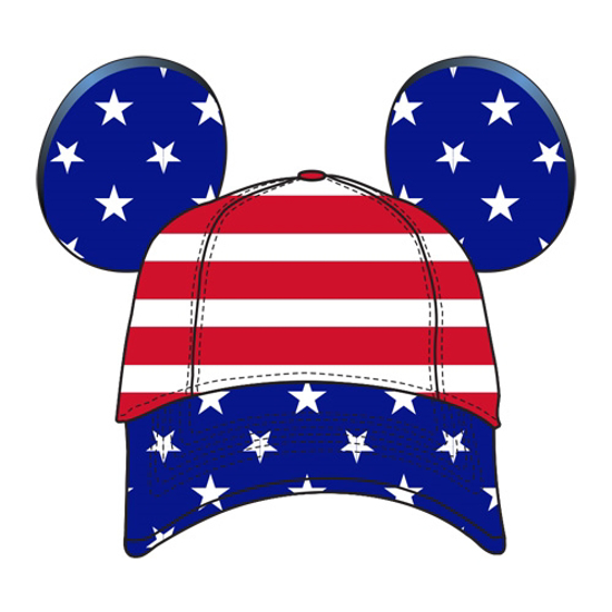 Picture of Disney Adult Disney USA Americana Ear Hat Mult hati