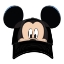 Picture of Disney Youth Mickey Peeking Ear Black Hat