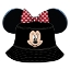 Picture of Disney Toddler Minnie Bucket Hat Black and red hat