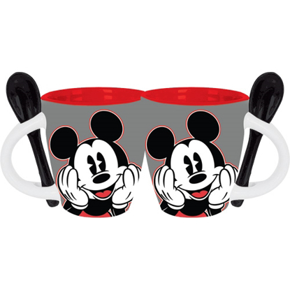 Picture of Disney Good Day Mickey Mouse 4oz Espresso Mug, Gray Black