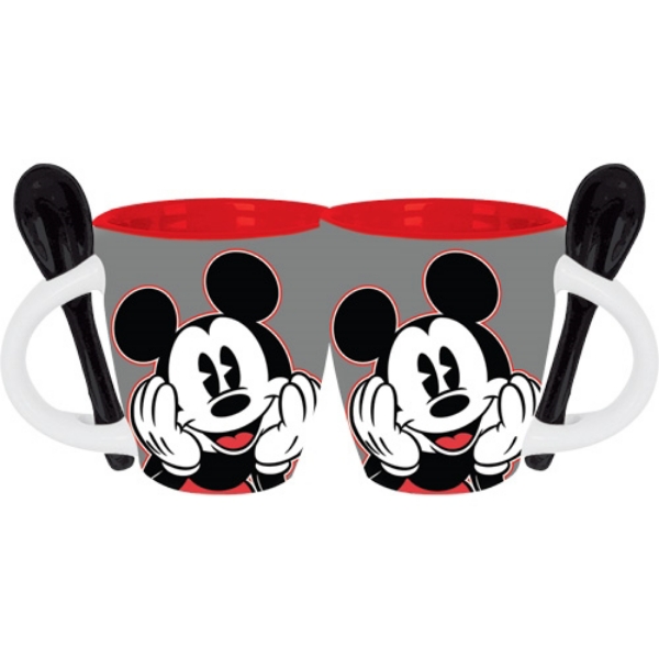 Picture of Disney Good Day Mickey Mouse 4oz Espresso Mug, Gray Black