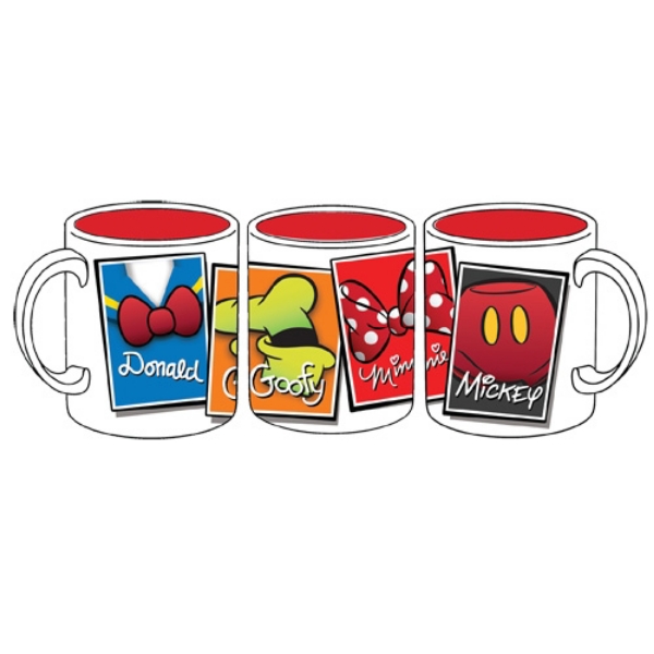 Picture of Disney Iconic Mickey Minnie Goofy Donald Mug