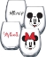 Picture of Disney Mickey Minnie Faces Stemless  2pc Set  Glass