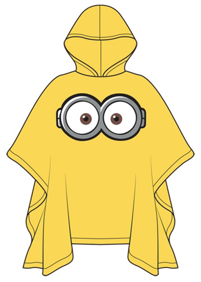 Picture of Disney Adult Poncho Raincoat Minions One Eyed Yellow