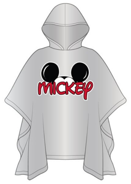 Picture of Disney Mickey Mouse Ears Youth Rain Poncho Clear