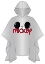 Picture of Disney Mickey Mouse Ears Youth Rain Poncho Clear