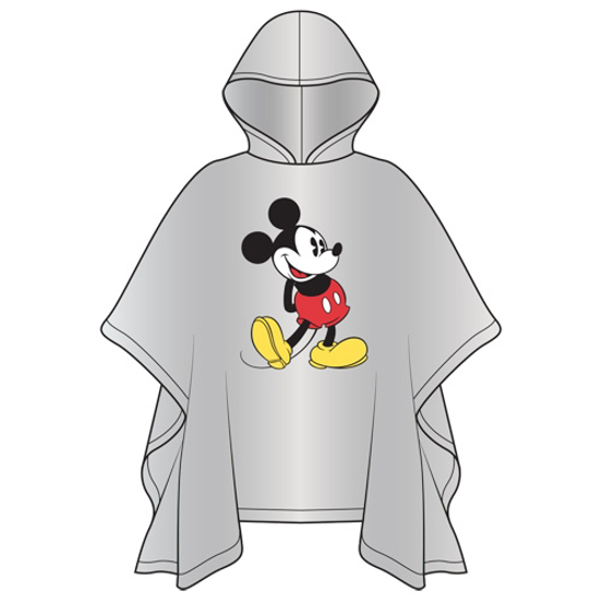 Picture of Disney Youth Classic Mickey Standing Poncho No Namedrop