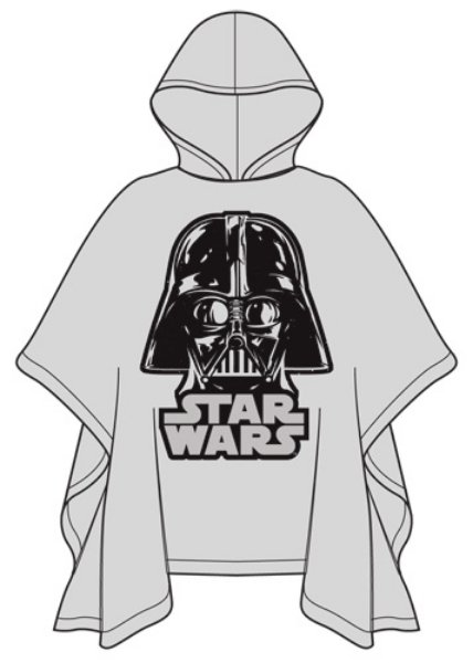 Picture of Disney Youth Poncho Raincoat Star Wars Darth Vader Clear