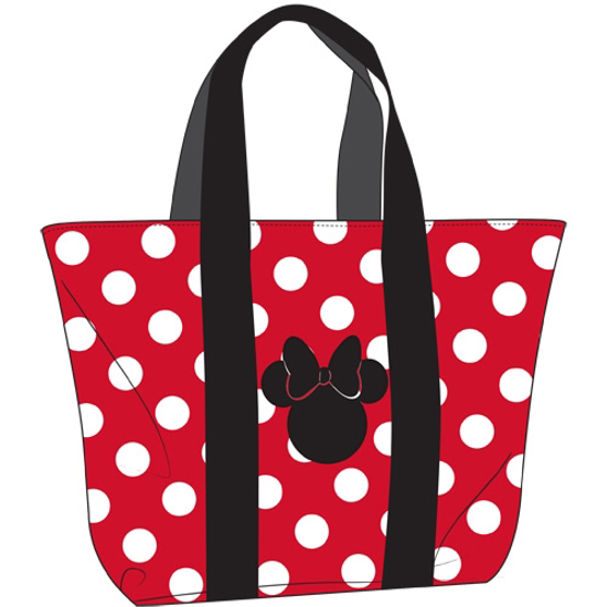 Picture of Disney Beach Tote Minnie Polka Dots Bow Red White bag