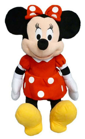 Picture of Disney Plush Classic Minnie Mouse Red Polka Dot Dress 15" Toy Doll