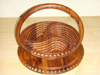 Picture of Angel Wood Handcraft Candy Fruit Decorative Kitchen Collapsible Baskets 10" & 3 Compartments