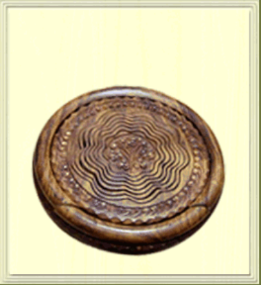 Picture of Angel Wood Handcraft Candy Fruit Decorative Kitchen Collapsible Baskets