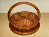 Picture of Angel Wood Handcraft Candy Fruit Decorative Kitchen Collapsible Baskets 12'' 4 Compartments