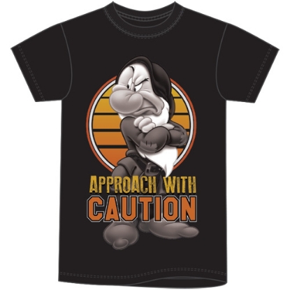 Picture of Disney Adult Men's Tee Grumpiness Mood Black T-Shirt