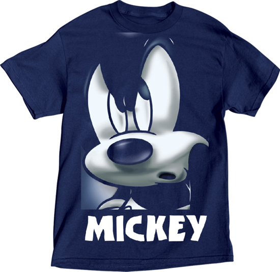 Picture of Disney Mickey Mouse Mean Adult Womens Tee Shirt Grill Navy 3XL