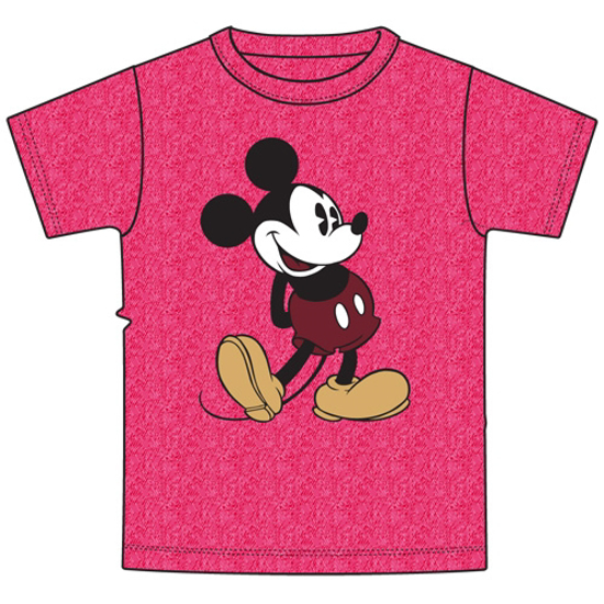 Picture of Disney Adult Womens Tee Shirt Mickey Head to  Pink T-Shirt