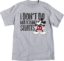 Picture of Disney Adult Size Unisex Tee Shirt Mickey Don't Do Matching Gray T-Shirt