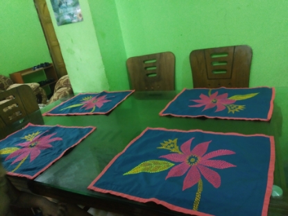 Picture of Angel Hand Craft Hand Stitch Dinning Table Runner