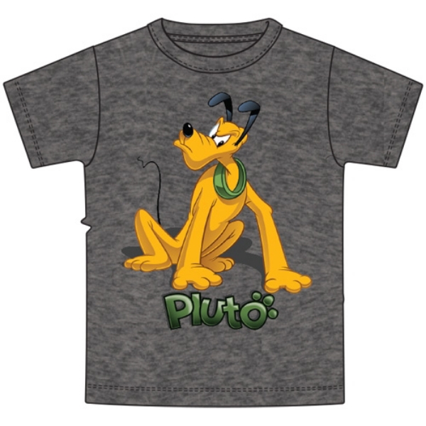 Picture of Youth Boys Tee Mad Pluto Black Heather t-shirt
