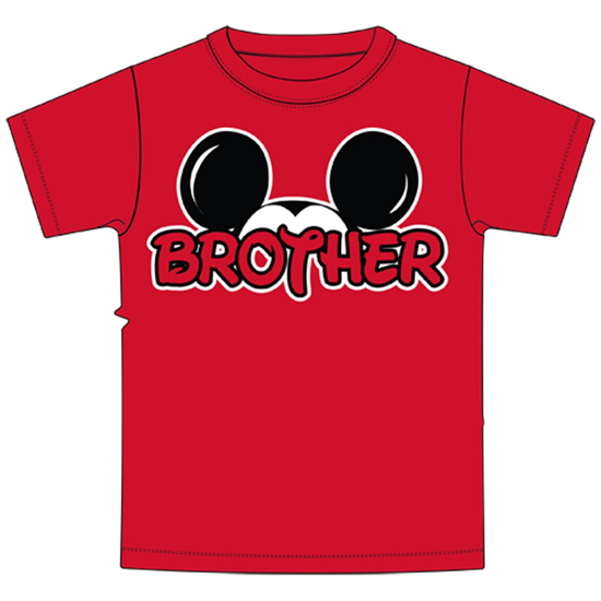 Picture of Disney Youth Brother Family Tee Red t-shart
