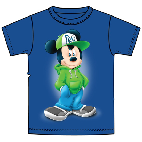 Picture of Disney Youth T-Shirt Mickey Attitude Royal Blue