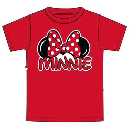 Picture of Disney Youth Minnie Family Tee Red T-SHIRT