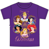 Picture of Disney Youth Girl's Princess Dare to Dream Purple T-Shirt Small