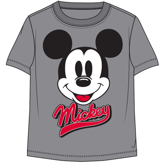 Picture of Disney Toddler Boys T Shirt Mickey Face Pump Grey