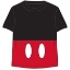 Picture of Disney Toddler Boys T Shirt Mickey Shorts Black Red