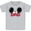 Picture of Disney Plus Size Mens T Shirt Dad Family Tee Gra
