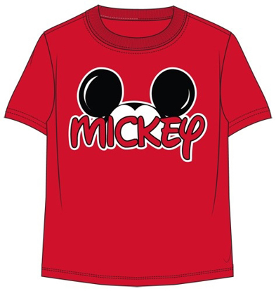 Picture of Disney Plus Size Mens Mickey Family Tee Red T Shirt