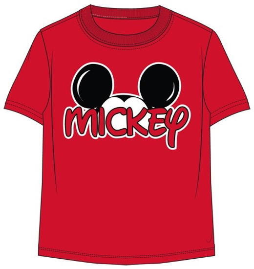 Picture of Disney Plus Size Mens Mickey Family Tee Red T Shirt