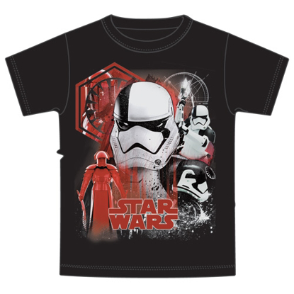 Picture of Disney Plus Size Mens The Last Jedi Troops & Guard Star Wars Tee Black