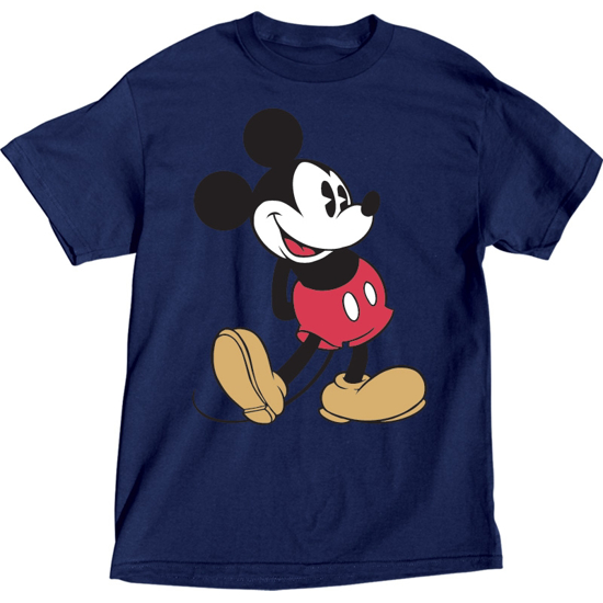 Picture of Disney Plus Size T-Shirt Mickey Head to Toe Navy