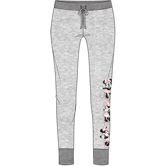 Picture of Disney Junior Athleisure Pant Minnie Expressions Gray Pink
