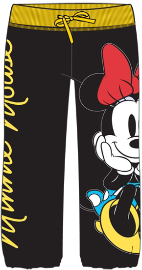 Picture of Junior Minnie Mouse Signature Lean Capri Pant Black Yellow