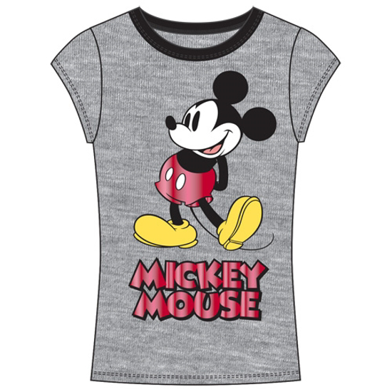 Picture of Disney Junior Fashion Top Call Me Mickey Gray Red