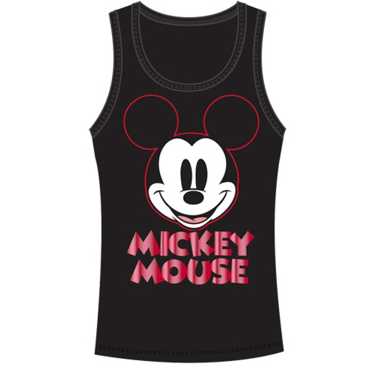 Picture of Disney Junior Tank Top Smile Mickey Black Red