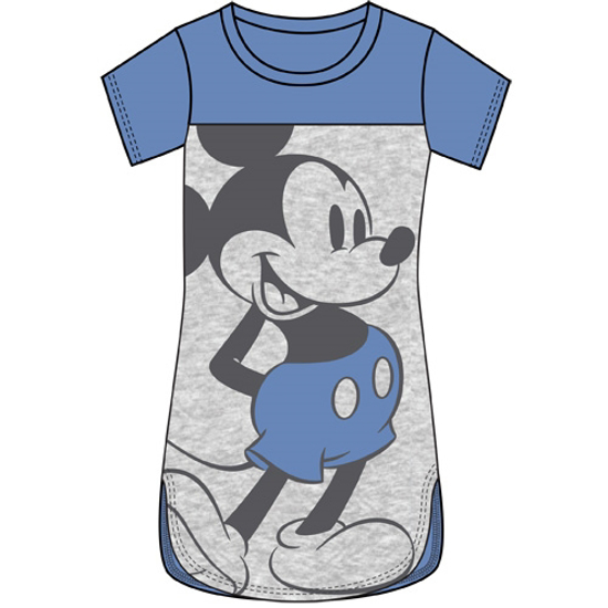 Picture of Disney Junior Scoop Neck Tunic Standing Mickey Blue Gray