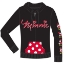 Picture of Disney Junior Minnie Emotions Zip Up Hoodie Black Red