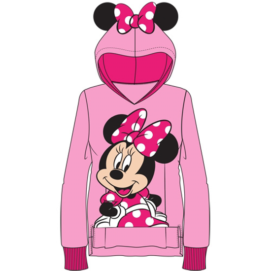 Picture of Disney Youth Sweet Minnie with Ears Pullover Hoodie Pink