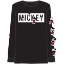 Picture of Disney Adult Many Mickey Long Sleeve Top Black Large