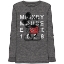 Picture of Disney Adult Unisex Mickey Night Long Sleeve Top Charcoal Heather
