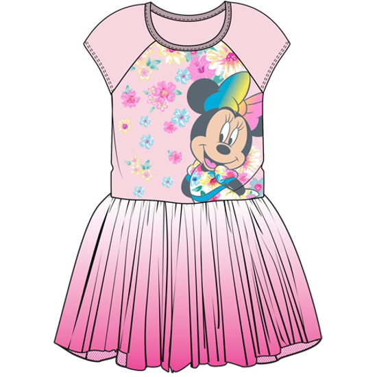 Picture of Disney Youth Girls Minnie with Florals Tutu Dress Light Pink