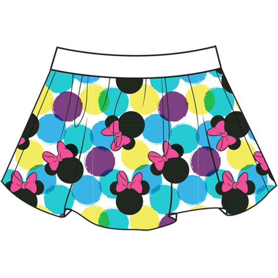 Picture of Disney Youth Girls Skort Skirt/Short Fun Minnie Print Multi Colored