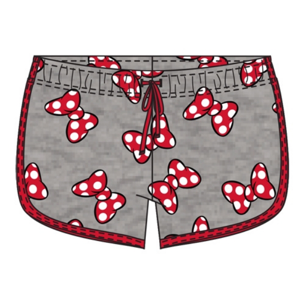 Picture of Disney Youth Girls So Minnie Bows Shorts Gray Red