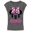 Picture of Disney Youth 2020 Minnie Show Fashion Top Dark Gray Pink