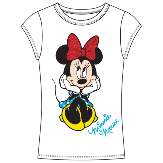 Picture of Youth Girls Fashion Top It's Minnie White