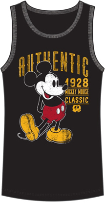 Picture of Men's Tank Mickey Mouse Authentic 28, Black