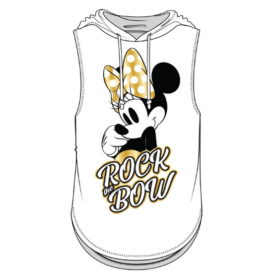 Picture of Disney Junior Fashion Hooded Tank Top Minnie Mouse Rock the Boy  White